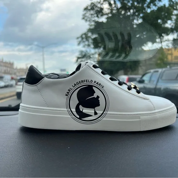 Karl Lagerfeld Women’s Sneakers New With Box - Picture 2 of 5